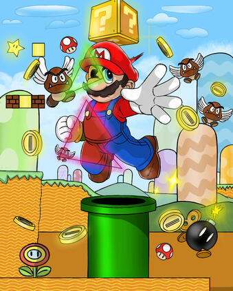 Game on (Super Mario)